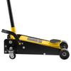 Low Profile Floor Jack, 3 Ton Capacity, Steel Racing Floor Jack with Single Piston Quick Lift Pump & Foot Pedal, Hydraulic Trolley Car Lift for