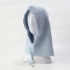 Rabbit Fur Knitted Scarf Hood Hat Women Beanies Warm Winter Unisex  Balaclava Skiing Outdoor Bonnet Thick Earflap Hat