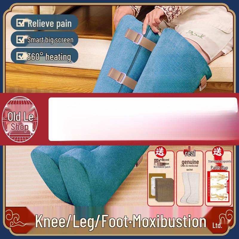 Mugwort Electric Heated Boots for Warmth and Knee Support Weight 70kg Green Mugwort Boots