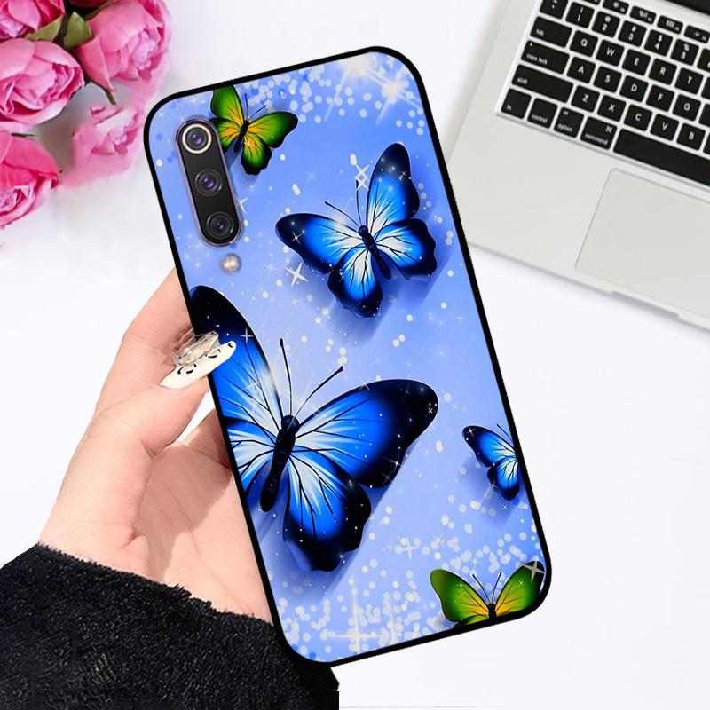 Pro Xiaomi Mi 9 SE Pouzdro 9SE Barevný Tisk Měkký Silikon TPU Matný Kryt Telefonu Pro Mi9 Pro 4G 5G Fundas Mi 9 Lite Kreslený Nárazník