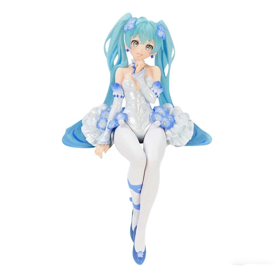 

Hatsune Miku Blue Hair Anime Model Sakura and Flower Wedding Dual Style PVC Statue Collectible Decoration for Fans Collection