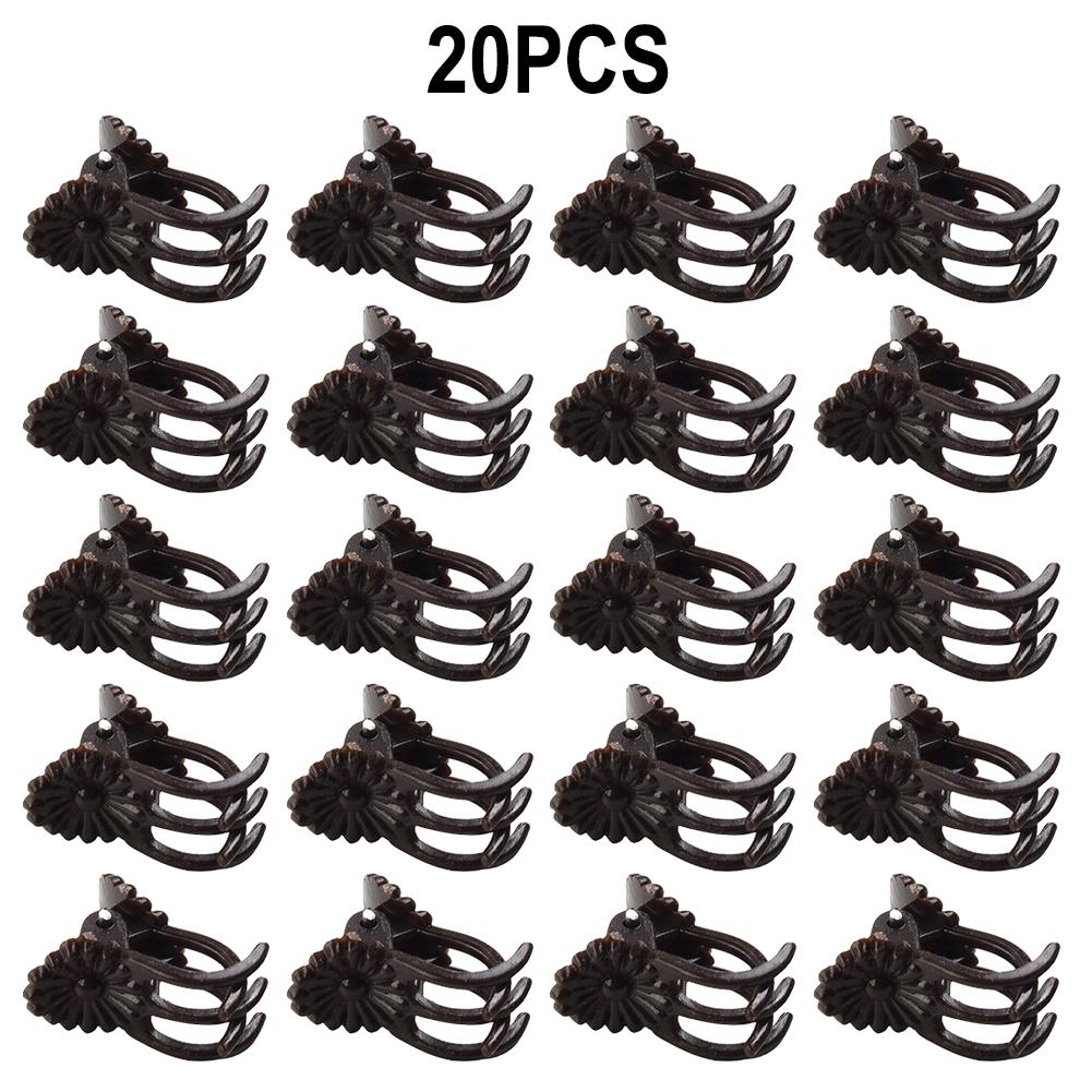 

20Pcs Orchid Stem Clip Plant Support Vine Plastic Clips Flower Grow Branch Clamps Garden Plant Support Fixture Bracket