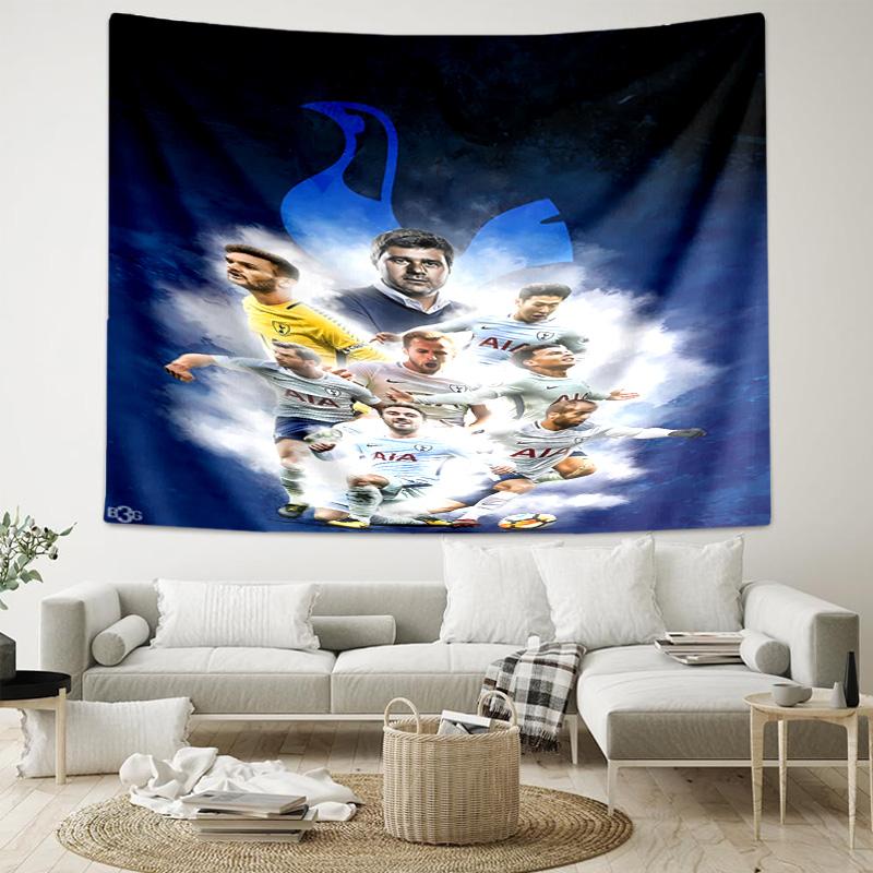 1 pièce Tapisserie Tottenham Hotspur F, Salon, Chambre à coucher, Bureau, Décor de Fête, Cadeau Festif Idéal