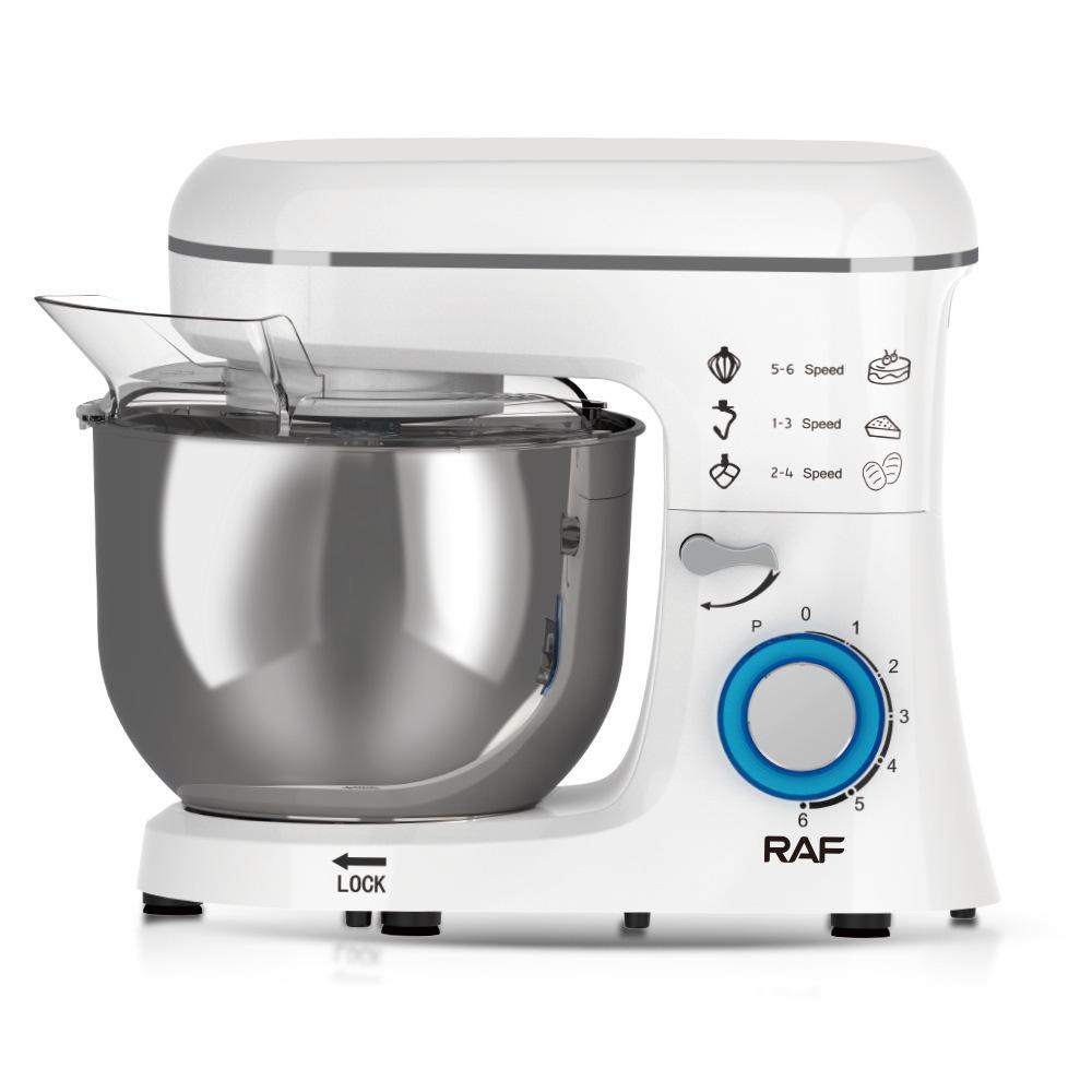 5.5L Multi-functional Automatic Dough Kneading & Mixing Machine with Milk Foam & Egg Beater.