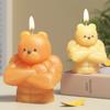 Muscle Bear Resin Molds 3D Cute Bodybuilder Bear Silicone Molds for Resin Candles Soap Making for Wax Cement Crafts Home Decor