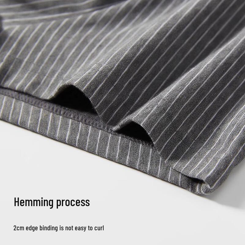 Nanjiren Men's Premium 10A Antibacterial Pure Cotton Boxer Briefs