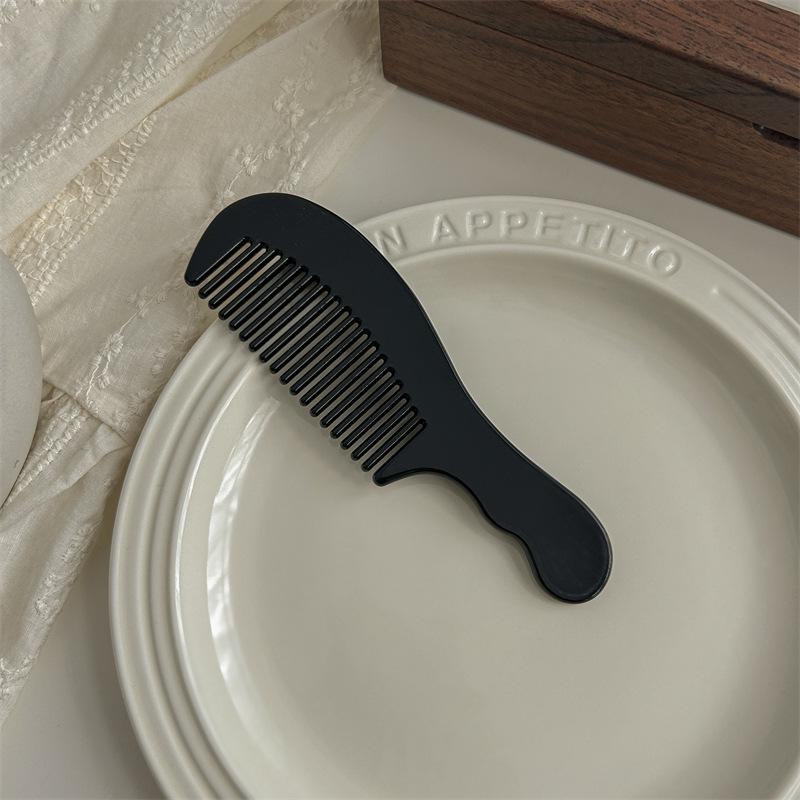 Koreanischer Retro-Haarkamm mit breiter Zahnung und Essigsäure für lockiges Haar – Haar-Accessoire im Promi-Stil für Frauen