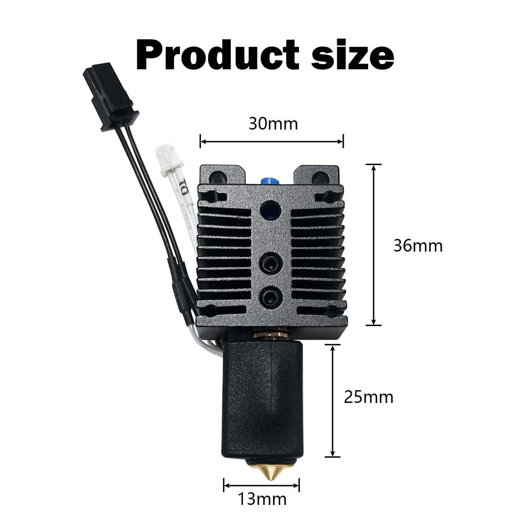 Upgrade Kobra 2 Series Ceramic Hotend Print Hotend Head for Anycubic Kobra 2/Kobra 2 Pro/Kobra 2 Neo/Kobra 2 Plus/Kobra 2 Max Assembly Hot End Kit