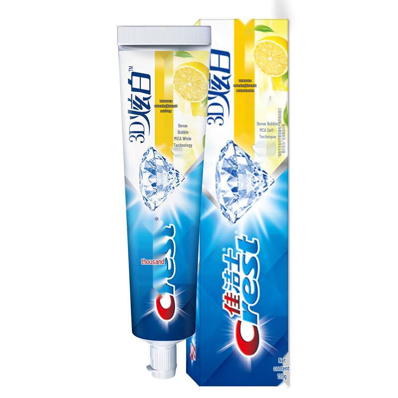 

Crest 3D White Lemon Tea Fresh Toothpaste, 120g 10-Pack
