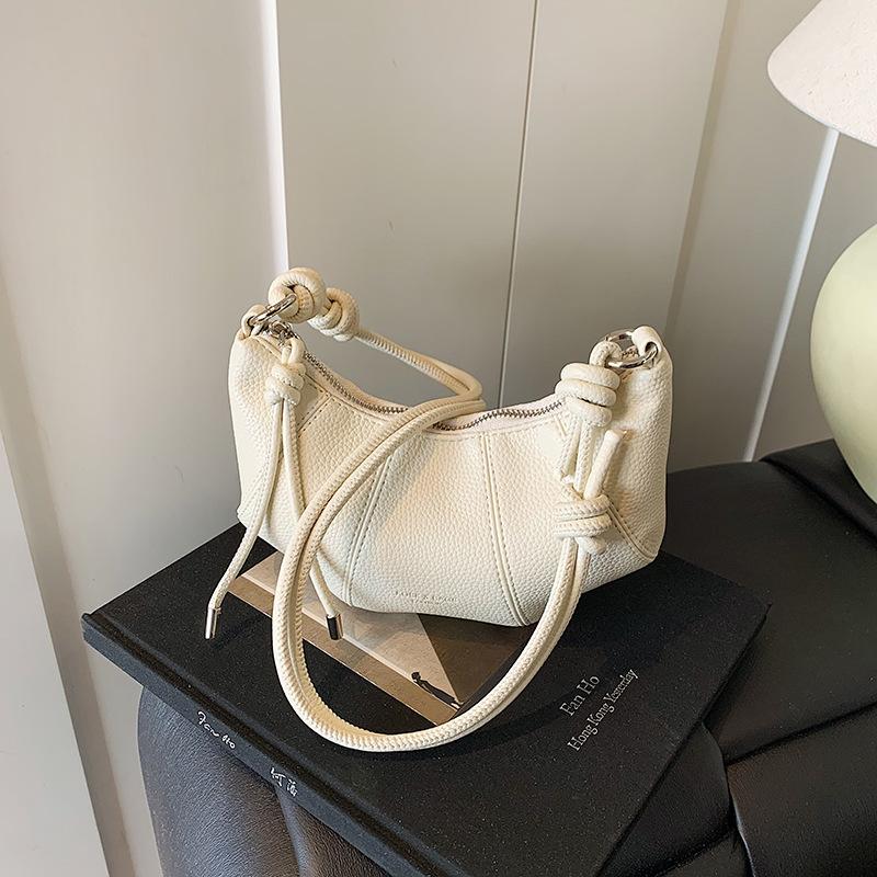 Fashion Bag New Spring and Summer Small Bag Simple Dumpling Bag Croissant High Sense Commuter Women's Bag Tide