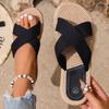 Ladies Slippers Summer Spring Cross Drag Fashion Hemp Rope Outer Wear Slippers Casual Sandals and Slippers