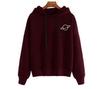 2019 Popular Women's Loose Casual Printed Hooded Sweatshirt