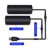 USB Heated Motorcycle Grips Cover Fast Heating Handlebar Universal ATV Hand Warmers 3 Heat Settings IP67 Water Proof