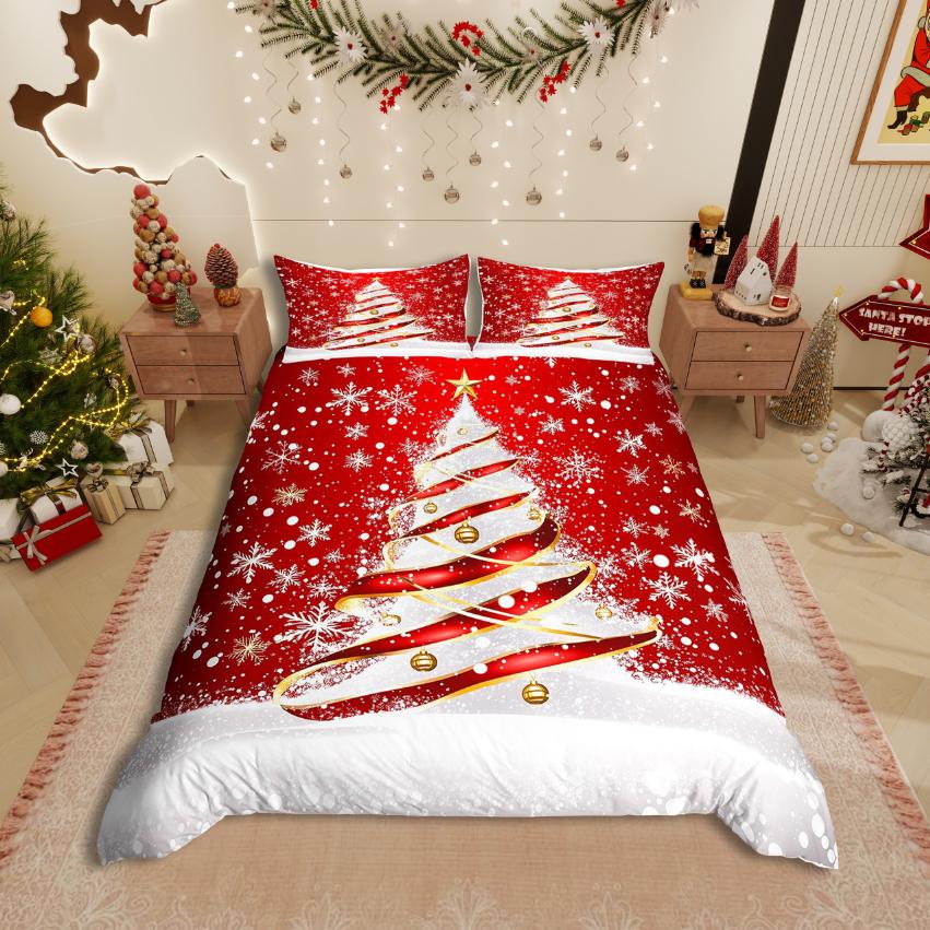Comforter Homewish Merry Christmas Festival Xmas For Kids Bedding Sethappy New Year Decor