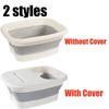 Cubo Plegable para Remojar los Pies, Cuenca para Remojar con Masaje de Pies, Bañera de Sauna Doméstica, Bañera para Pedicura, Accesorios para la Salud