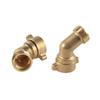 RVs City Water Fill Inlet Flange Brass with Check Valves, RVs Water Inlet Replacement 3/4NPT City Water Connection Inlet