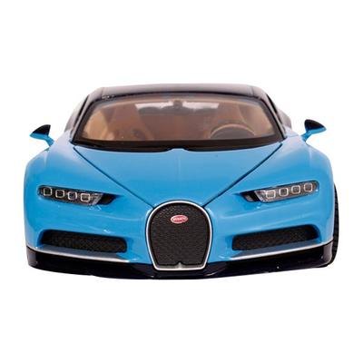 Welly Mini Car Series 1:24 Bugatti CHIRON Model, Modrá, oblíbené korejské hračky, oblíbené korejské hračky