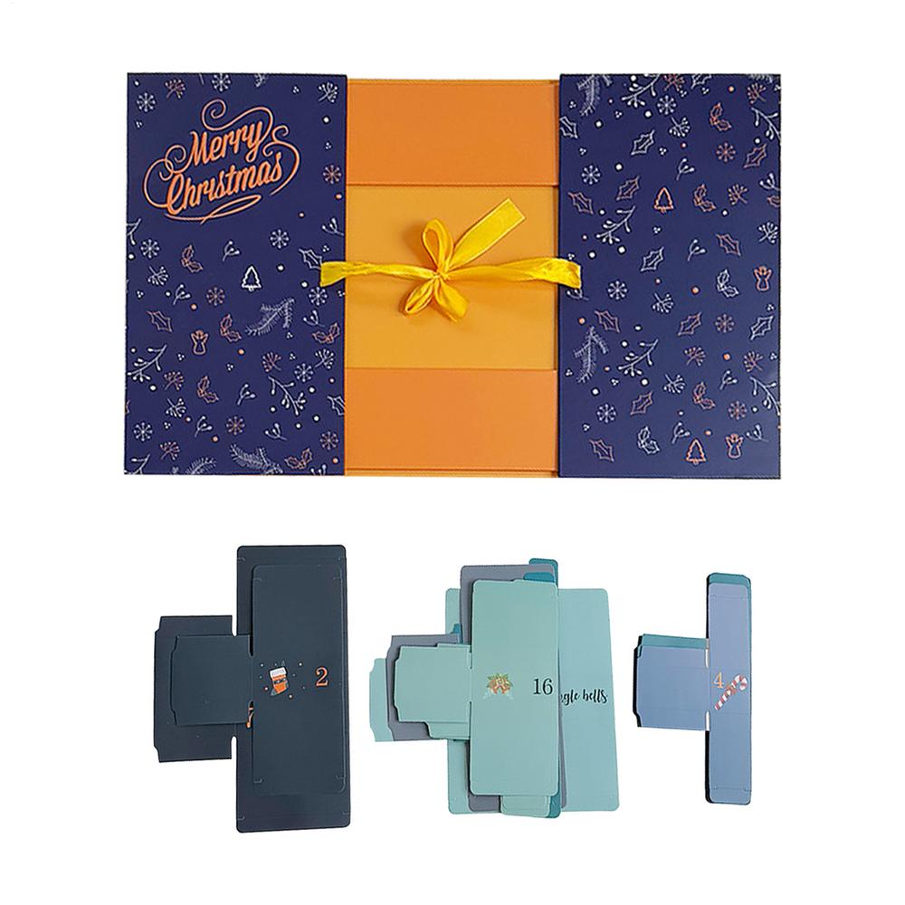 24-Day Christmas Calendar Advent Boxes 2025 Empty Calendars Advent Box To Fill Holiday Case Christmas Advent Calendar Decoration