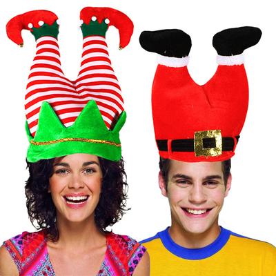 Christmas Novelty Party Hats Santa And Clown Pants Hats Fancy Funny Headwear Costume For Kids & Adults Gifts