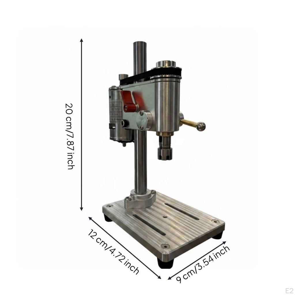 Mini Drill Press Miniature Precision Bench Compact Design Portable Machine for Model Makers,