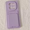 For POCO F7 G POCO F7 Ultra X7 M7 Pro Card Slot Wallet Holder Cover for Redmi Turbo 4 Pro A 4G Matte Soft Silicone Back Case