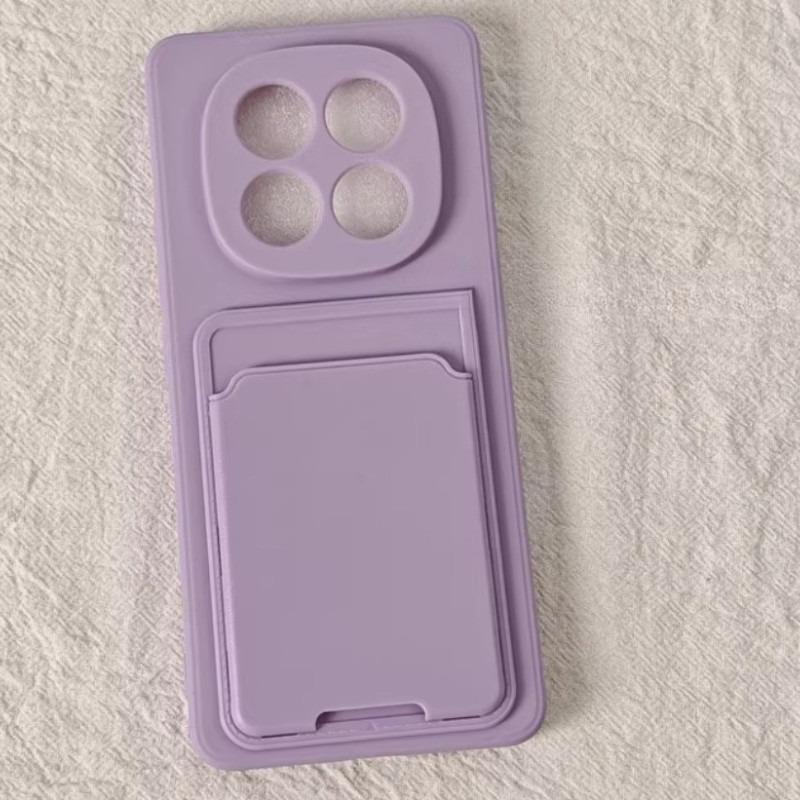 For POCO F7 G POCO F7 Ultra X7 M7 Pro Card Slot Wallet Holder Cover for Redmi Turbo 4 Pro A 4G Matte Soft Silicone Back Case