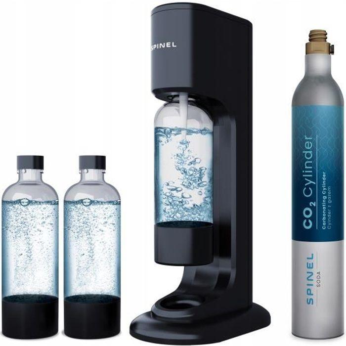 Soda Maker - Spinel - BubbleON - 60L CO2 Cartridge Included - Compact - High Level Carbonation