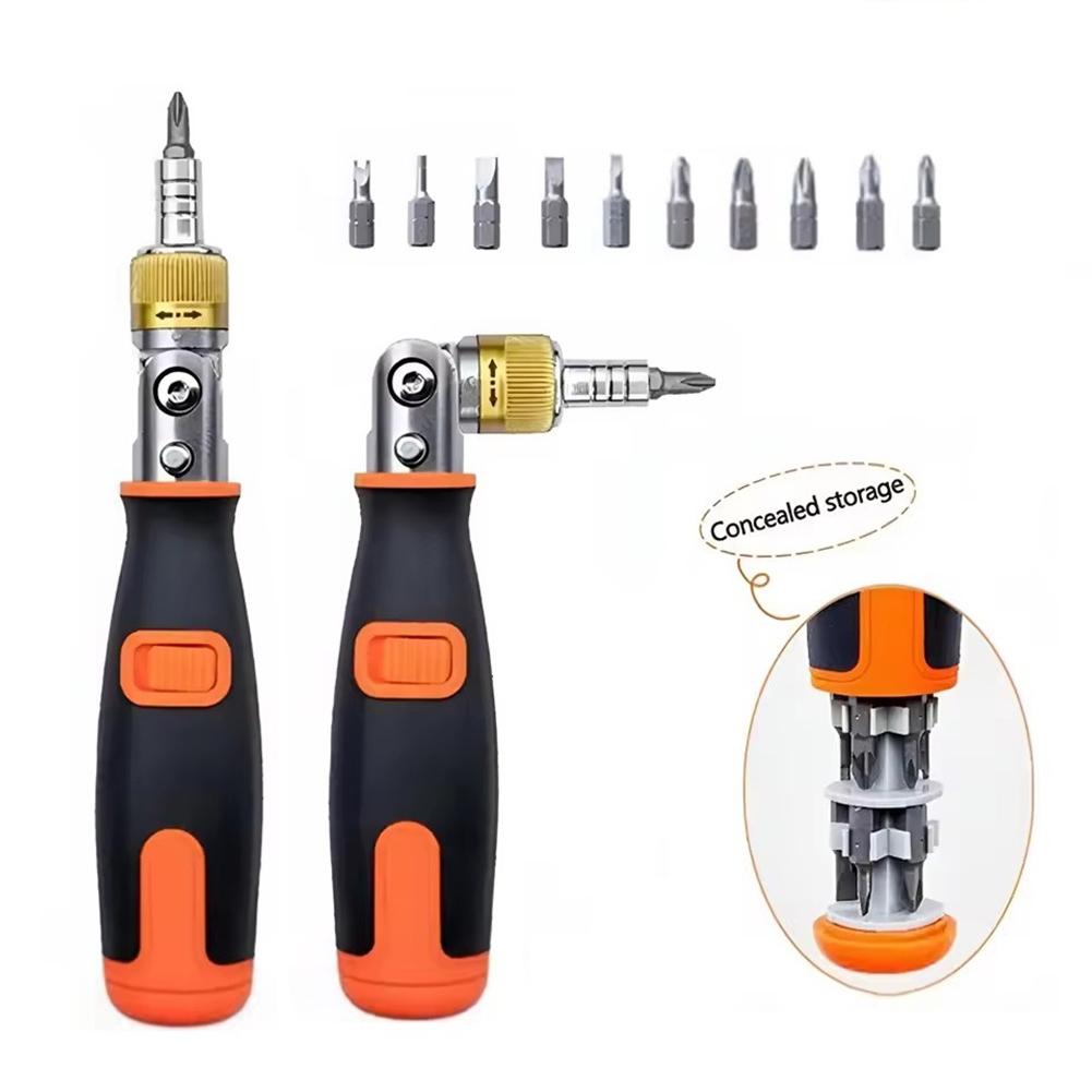 Multi-angle Ratchet Screwdriver Household Screwdriver Bidirectional Ratchet Screwdriver Portable Multifunctional Repair Tools