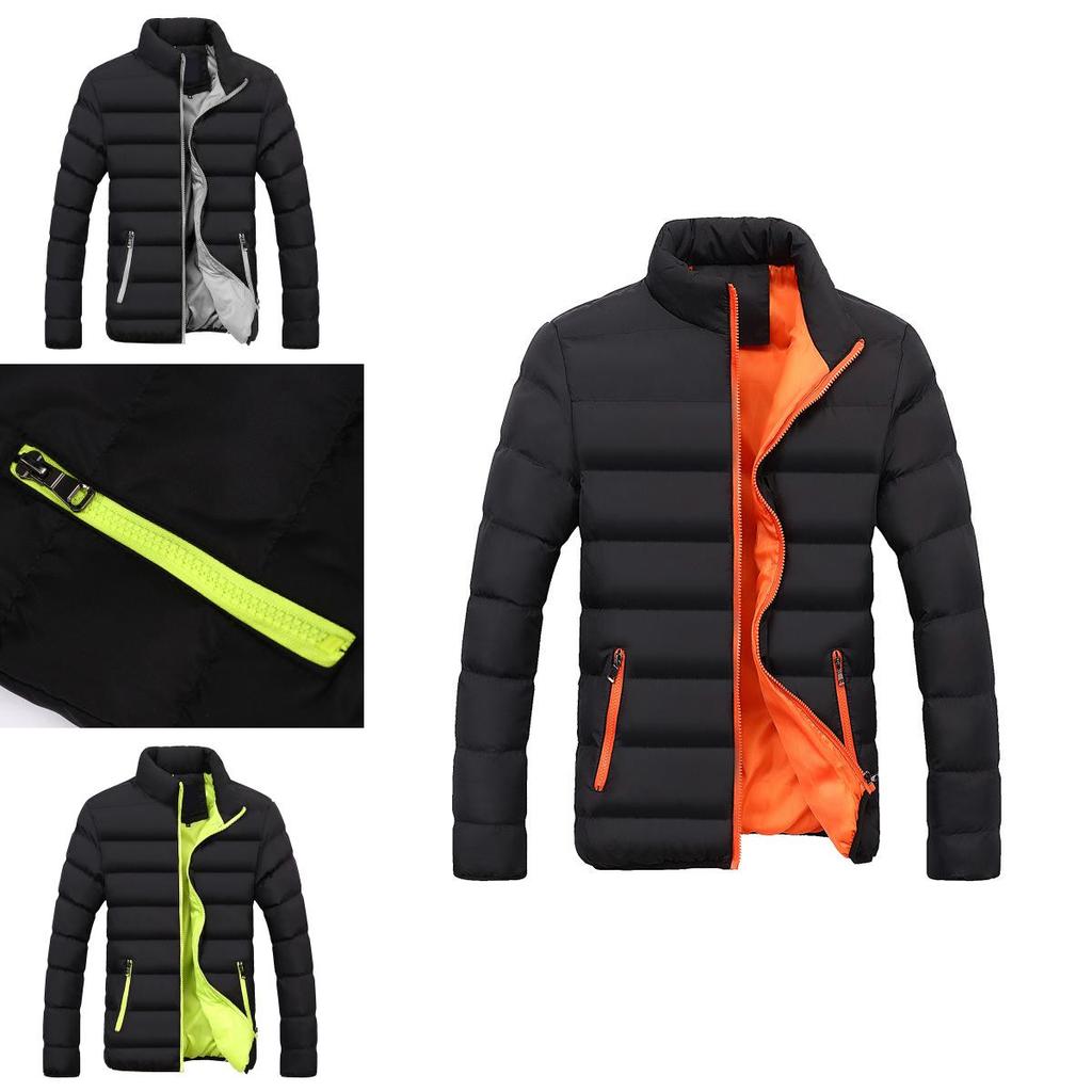 Men Fashion Jacket Winter Casual Thicken Warm Cotton Coat Tops Overcoat**