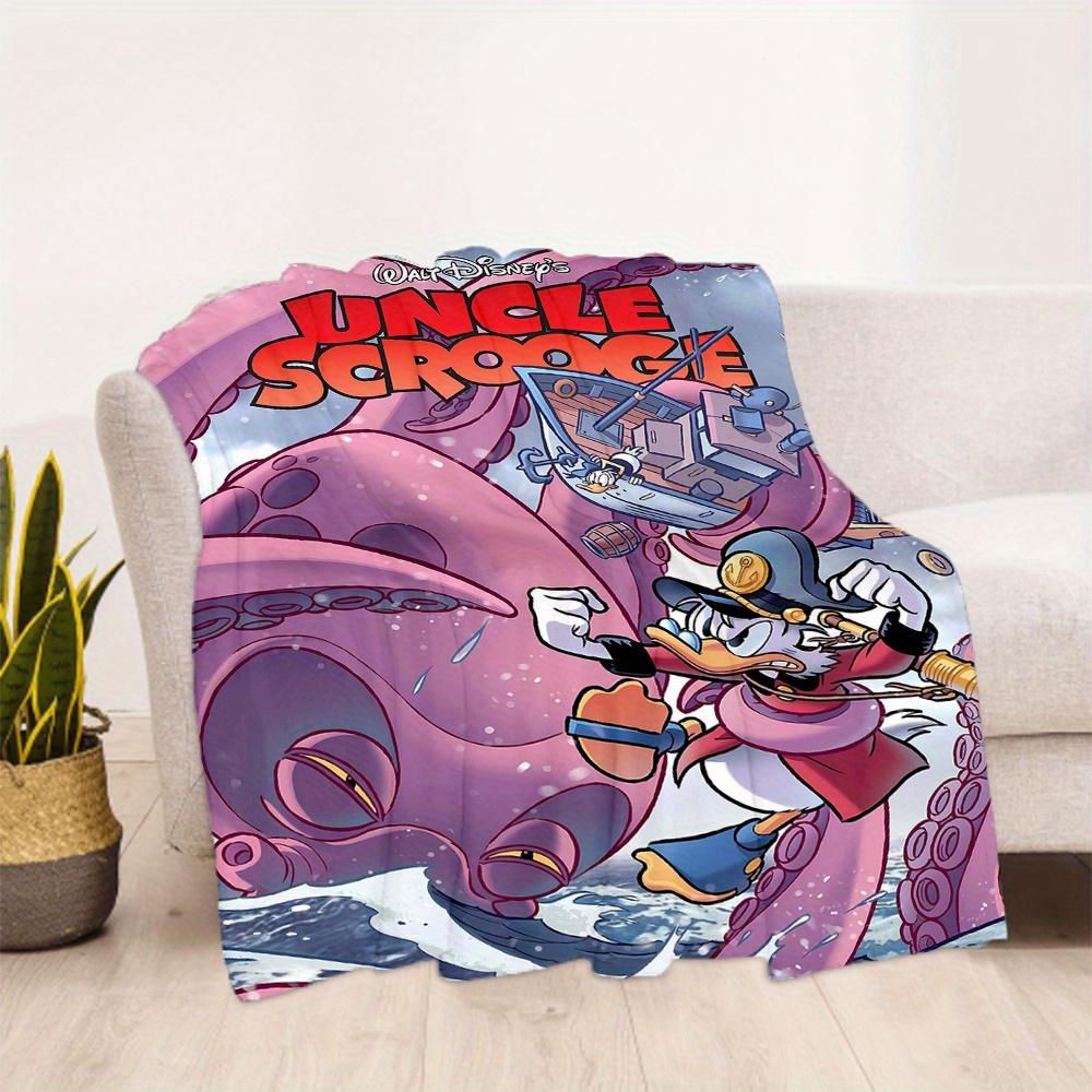 1pc, Disney Uncle Scrooge Blanket, Soft Warm Throw Blanket for Home Decor, Living Room, Travel, Camping