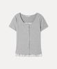 MIXXO [Set] Dot Sleeveless Cardigan Setup Re Cmg31Qs_Miwcmg55Qa
