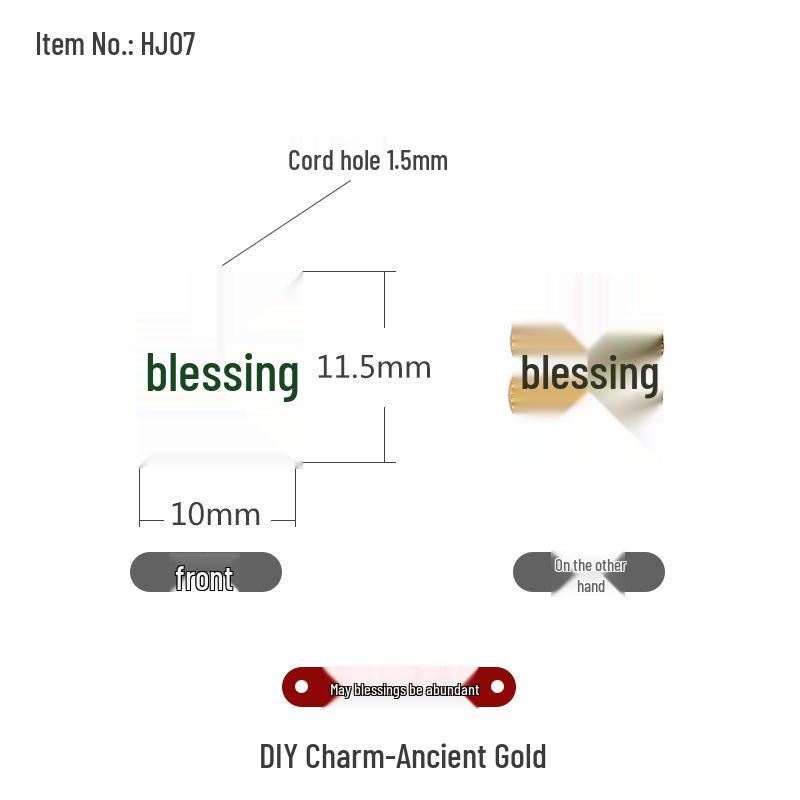 Gold-Plated DIY Charm Bracelets/Necklaces with Ethnic Hand-Woven Rope & Cloisonné Accessories.