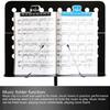 Music Score Fixed Clips Sheet Holder Replacement Plastic Piano Sheet Music Clip Piano Key Pattern Piano Sheet Music Clip