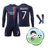 High-quality Paris Home Soccer Kit Long Sleeve Pants Socks Suitable For Children And Adults