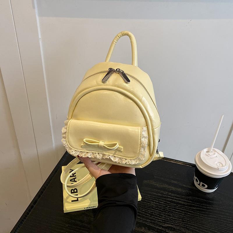 Versatile bow premium backpack new fashion trendy summer handbag casual shoulder bag