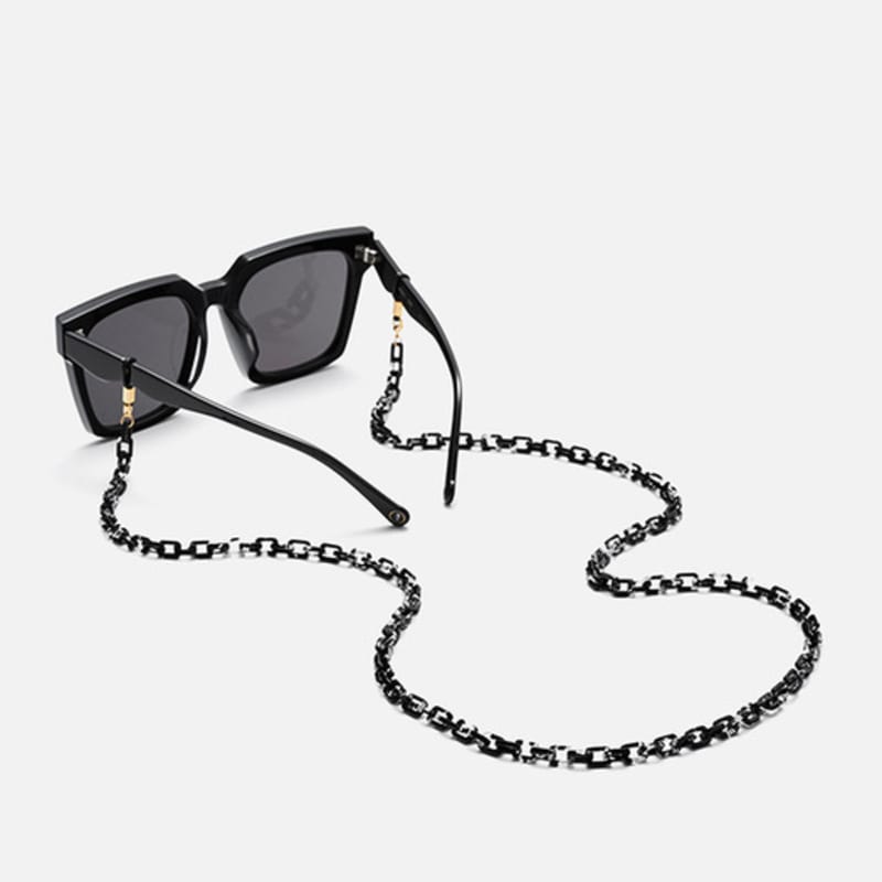 CUERDAS DE RESORTE ACETATO CH Cuadrado _ Negro Blanco