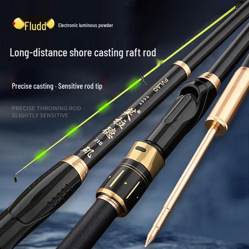 Fulaide Carbon Fiber Mini Rock Fishing Rod for Shore Casting with Sliding Float