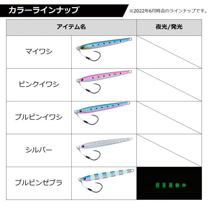 Daiwa Metal Jig Shore Spartan Dirty Jig 90g Blue Pink Zebra Lure