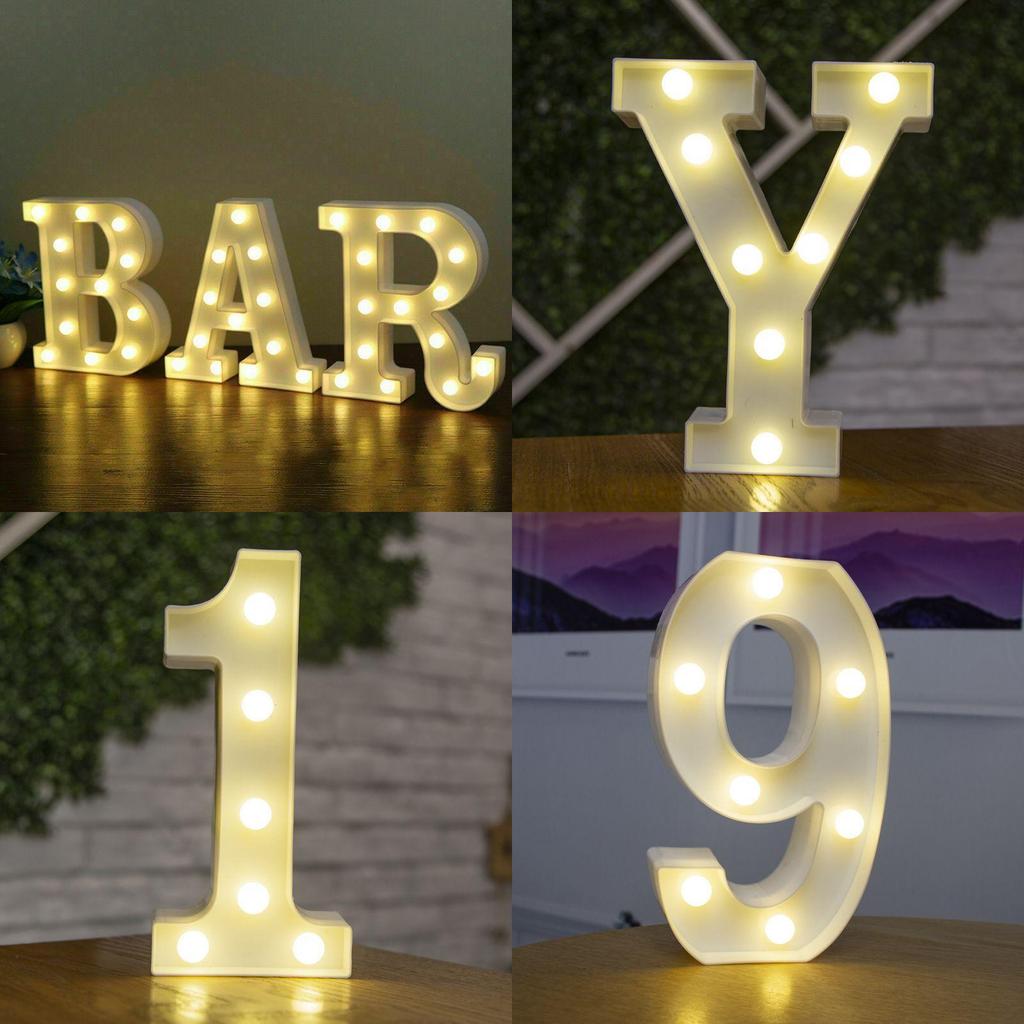 Large Led Light Emitting Alphanumeric Love Standing Sign Decoration For Party Themes And Indoor Decor
