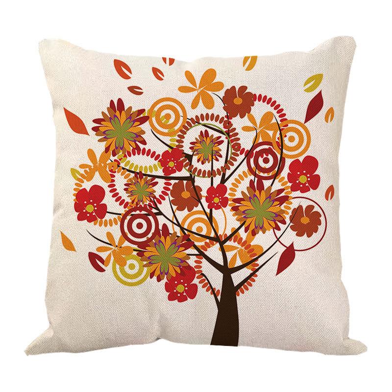 Money Tree Pillow Pillow Case Home Ornament Supplies Nordic Tree Flower Pillow Case Design Sofa Cushion Cushion Cover