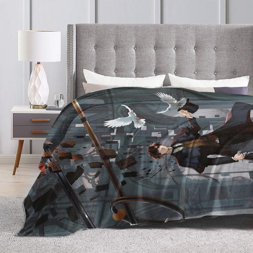Lord Of The Mysteries Blanket Quality Warm Soft Throw Blanket Winter Kids Adult Couch Chair Sofa Bed Pattern Bedspread