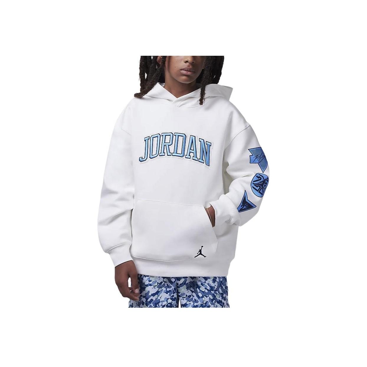 

Jordan See Me Shine Мягкая модная толстовка с капюшоном Детская толстовка Sail HV1594-133 M