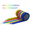 8PCS Colored Masking Tape  Painters Tape, Rainbow Colors Rolls, Kids Art Supplies, Great for Crafts, Labeling, DIY Decorative.