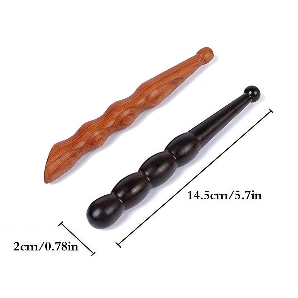 Handheld Gua Sha Point Massage Tools Wooden Stress Relief Sandalwood Foot Massager Muscle Relaxation Acupressure Pen