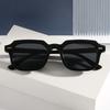 1 Pair of Square Fashion Glasses, European and American Ins Style Vintage Street Snap Daily Wear Glasses