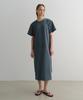 Ia Elin Drawstring Dress (Aqua Green)