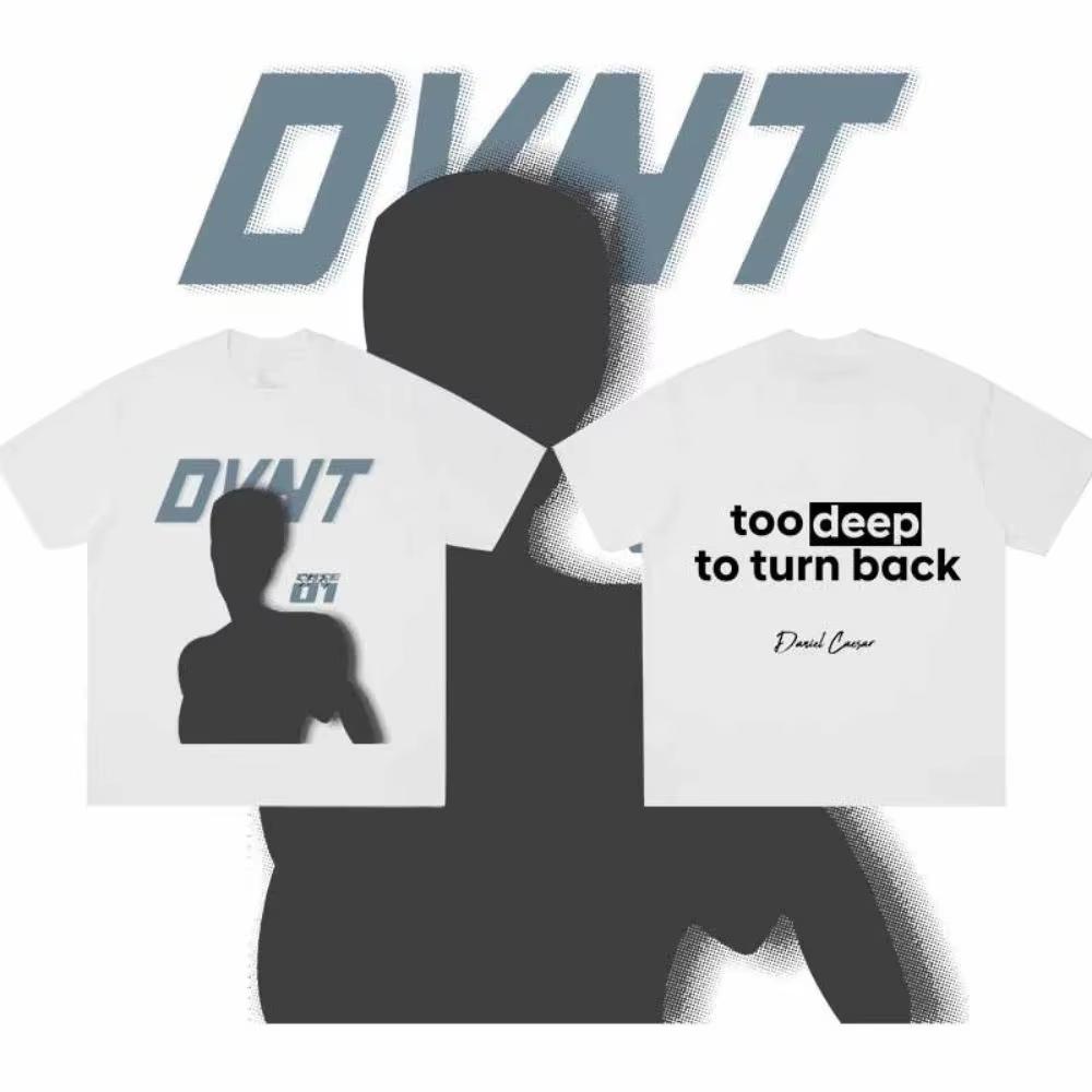 Neuheit Gedrucktes Baju Lässiges Grafik-T-Shirt Daniel Caesar Unisex Unisex T-Shirt Lässig Locker Sport Kurzarm Übergröße T-Shirt Unisex