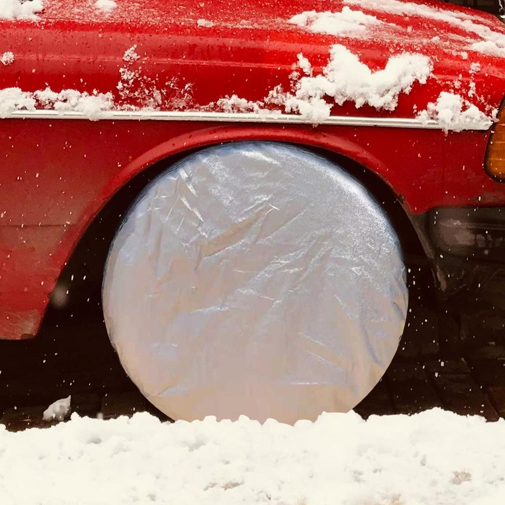 RV Tire Covers Waterproof Tire Cover UV-Resistant Protector for Outdoor Summer Travel Truck Camping RV Winter Storage Covers