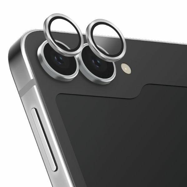 Gehärtetes Glas für Samsung Galaxy Z Flip6 UNIQ Aluminium Weiß
