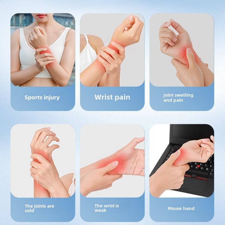 Warm Wrist & Palm Support for Tendonitis, Sports Sprains, RSI, and Mother's Hand - Unisex